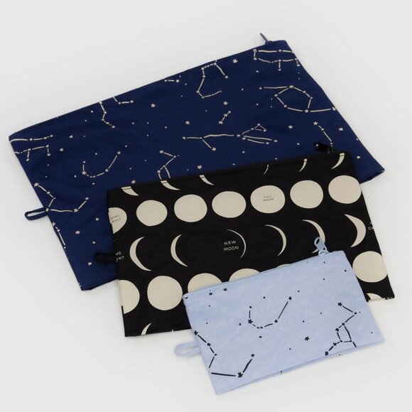 NWT Baggu Go Pouch Set - Night Sky - Picture 2 of 5